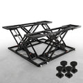 Portable Car Lift Built for Heavy Vehicles, 7000 Lb Capacity, Carbon Steel Frame, 26.8 In Max Height