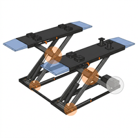 Car Lift, 7,000 Lbs. Capacity Portable Car Lift, 26.8 In. Max. Height, Carbon Steel Truck Lift with 120-Volt Power Unit — How It Works
