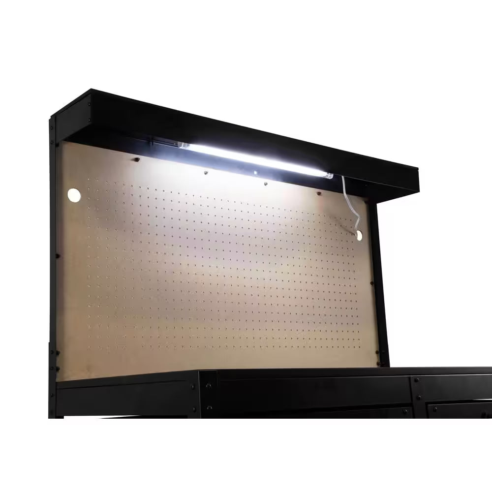 48 In. W X 25 In. D 2-Drawer Workbench with Power Outlets and Light